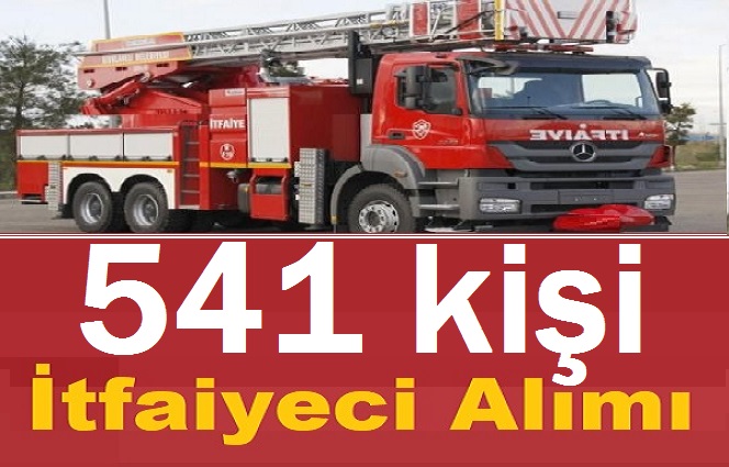 İstanbul Büyükşehir Belediyesi 541 itfaiye eri alacaktır