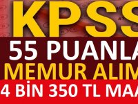 KPSS 55 puan İle Belediye Memuru Alınacaktır