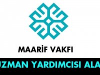Türkiye Maarif Vakfı Merkez Teşkilatında Uzman Yardımcısı alınacaktır.